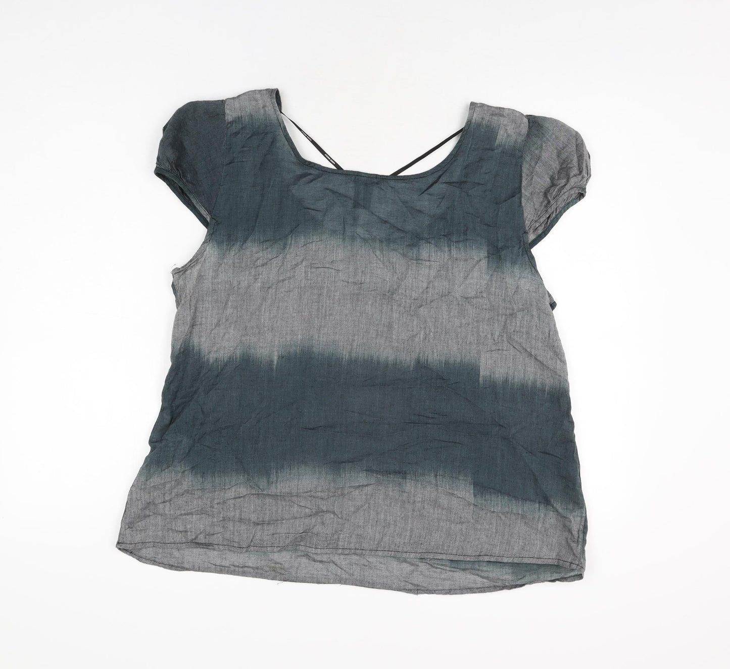 Womens UK Size XL VERO MODA Grey Basic T-Shirt