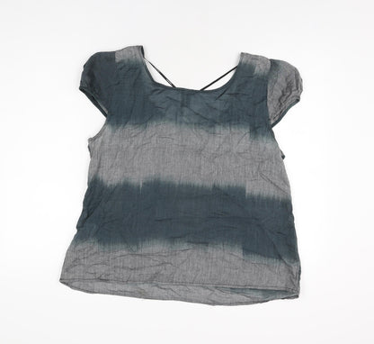 Womens UK Size XL VERO MODA Grey Basic T-Shirt