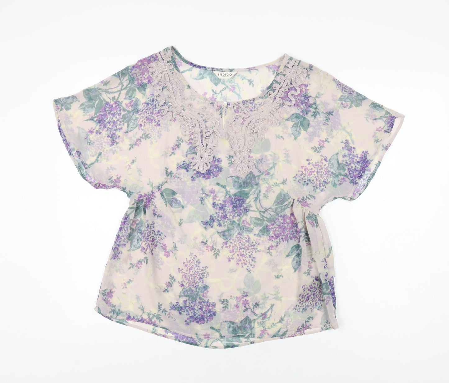 Womens UK Size 8 Marks and Spencer Purple Basic Blouse