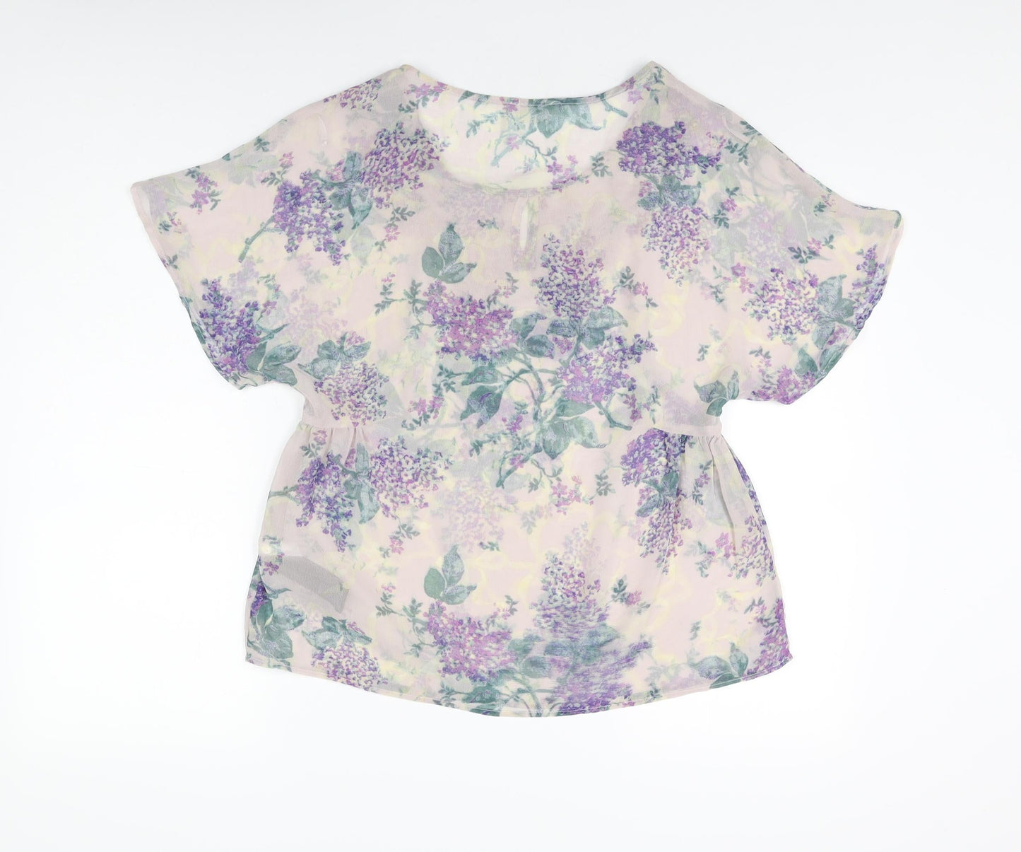 Womens UK Size 8 Marks and Spencer Purple Basic Blouse