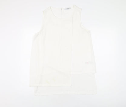 Womens UK Size 12 Gallery Ivory Basic Blouse