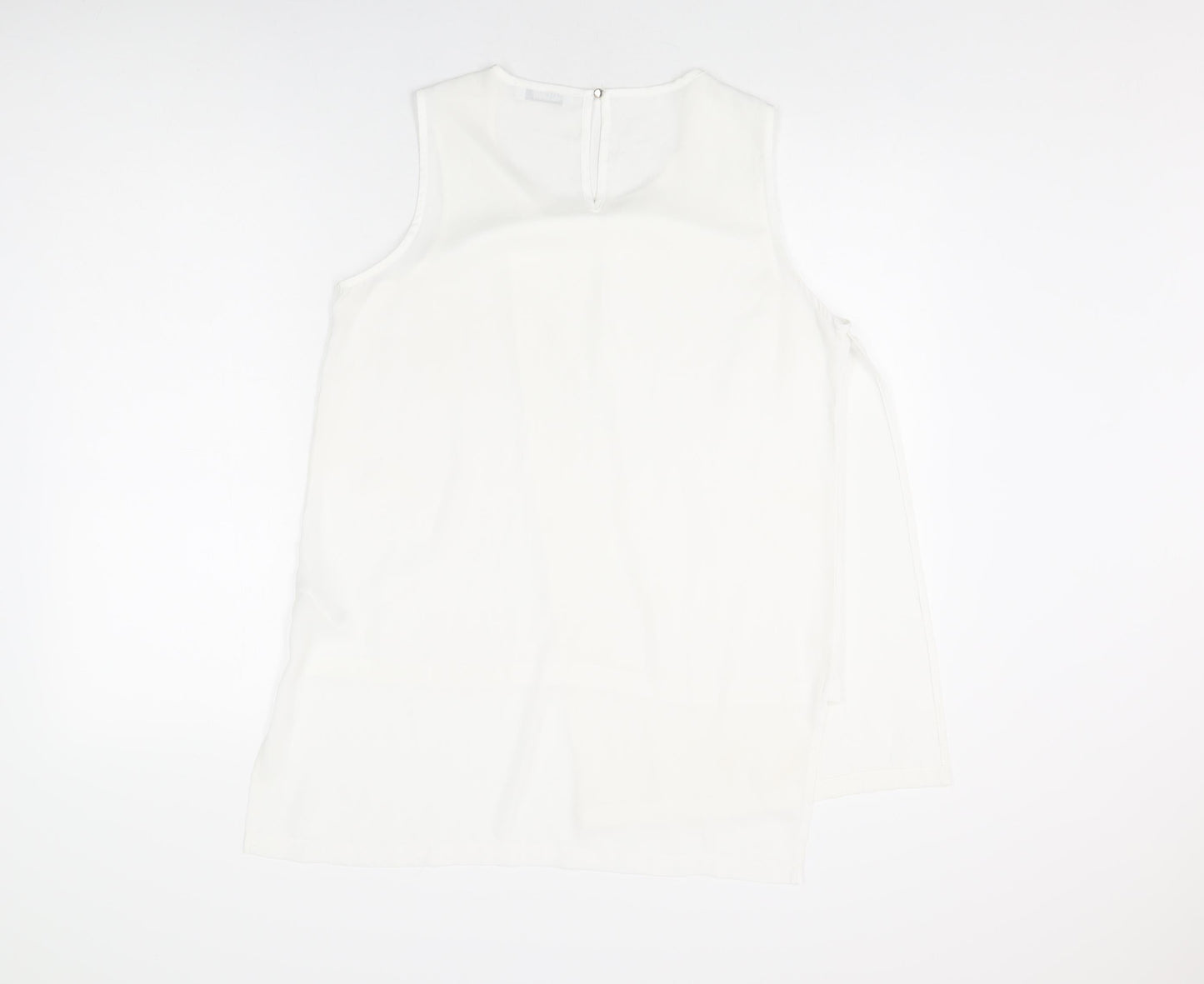 Womens UK Size 12 Gallery Ivory Basic Blouse