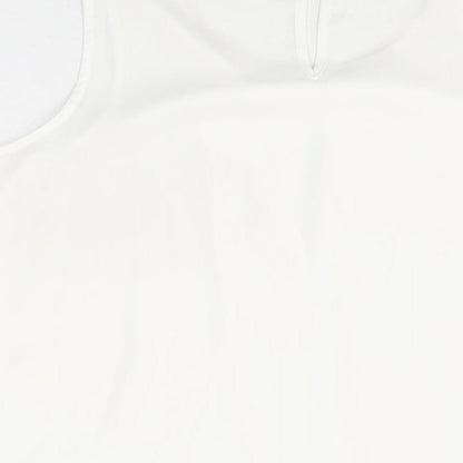 Womens UK Size 12 Gallery Ivory Basic Blouse