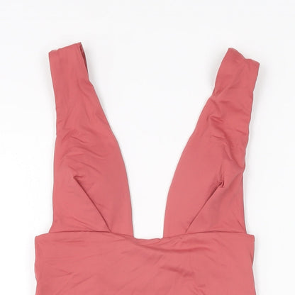 Zara Womens Pink Polyester One Piece Size S