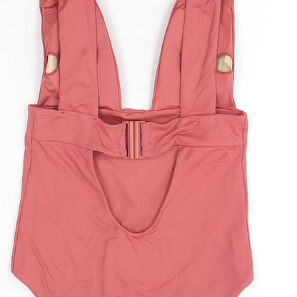Zara Womens Pink Polyester One Piece Size S
