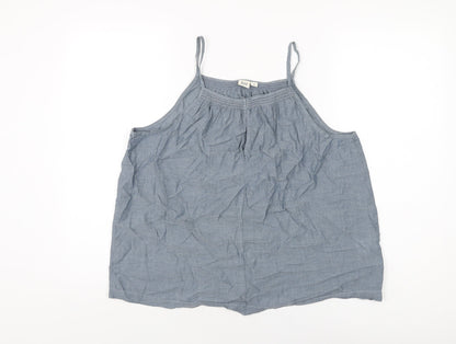 Womens UK Size L Gap Blue Basic T-Shirt