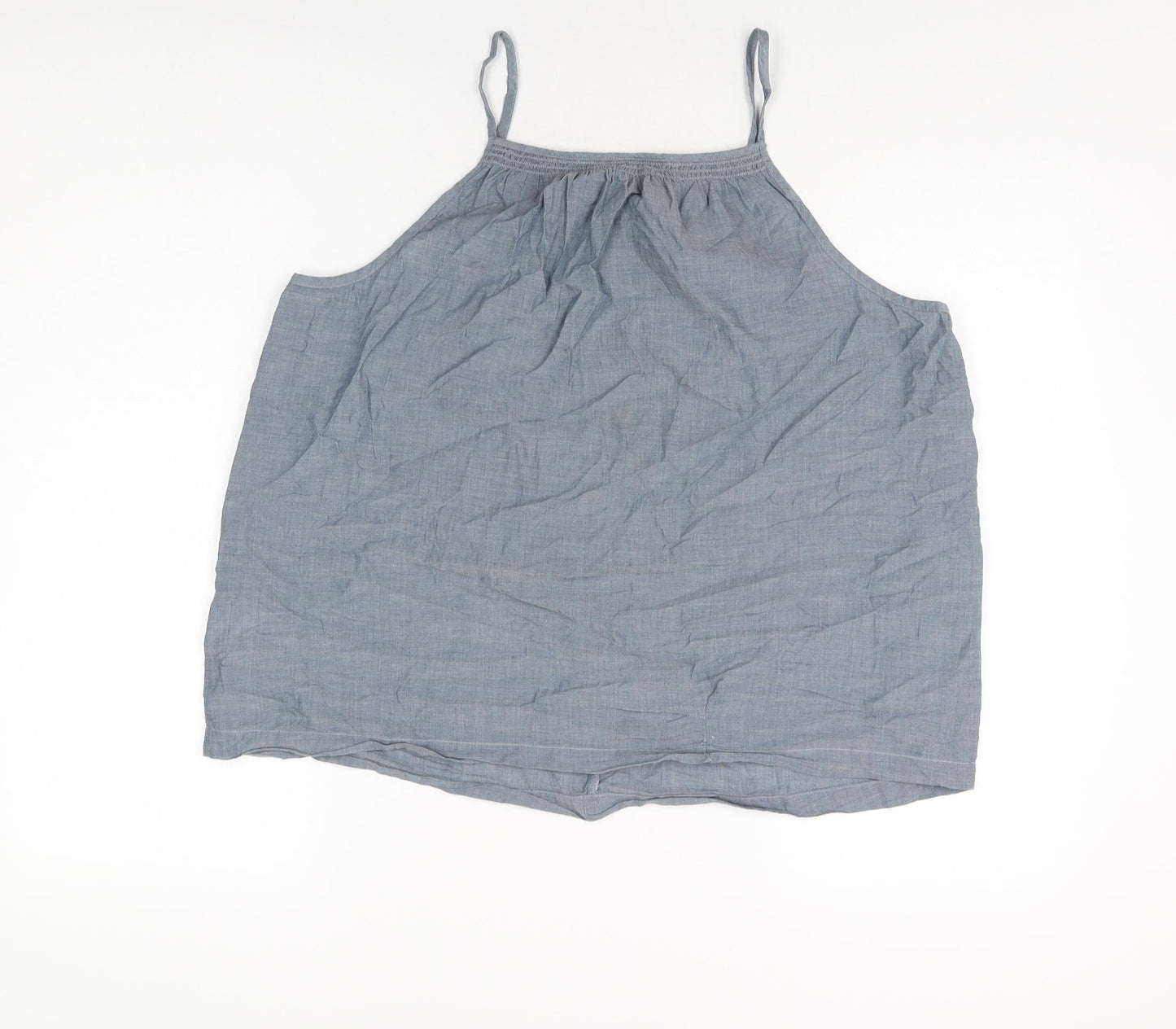 Womens UK Size L Gap Blue Basic T-Shirt