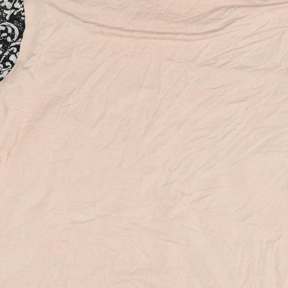 Womens UK Size 16 Marks and Spencer Pink Basic T-Shirt