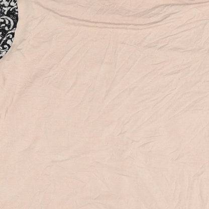 Womens UK Size 16 Marks and Spencer Pink Basic T-Shirt