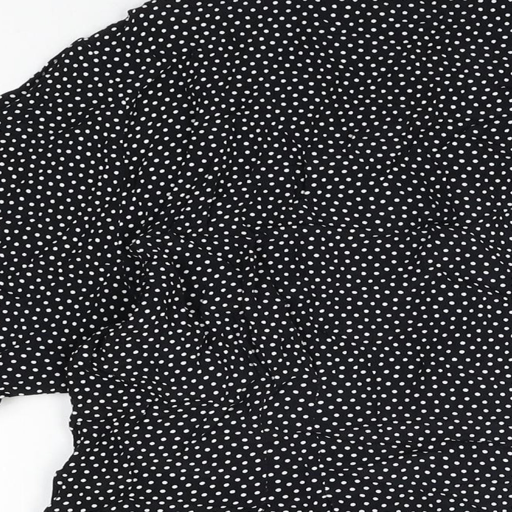 Womens UK Size 16 St Michael Black Basic Button-Up