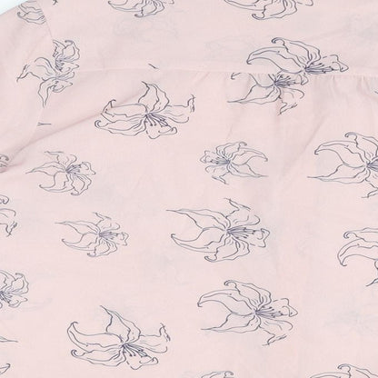 Womens UK Size 12 Fenn Wright Manson Pink Basic Button-Up