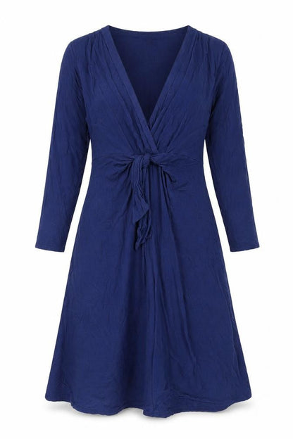 Phase Eight Womens Blue Viscose A-Line Size 12 V-Neck Pullover