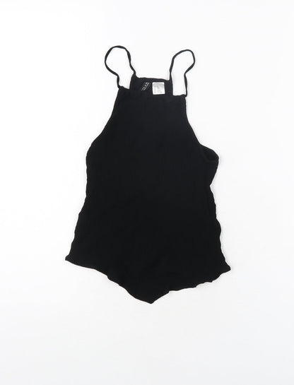 Womens UK Size 4 H&M Black Camisole T-Shirt