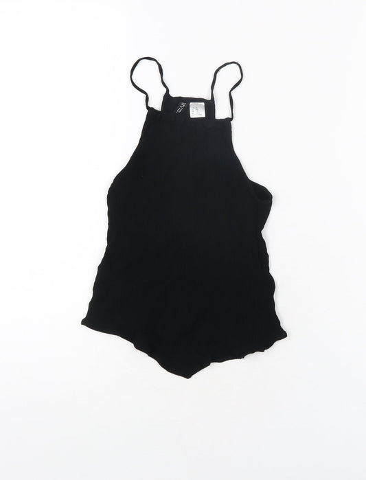 Womens UK Size 4 H&M Black Camisole T-Shirt