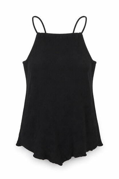 Womens UK Size 4 H&M Black Camisole T-Shirt