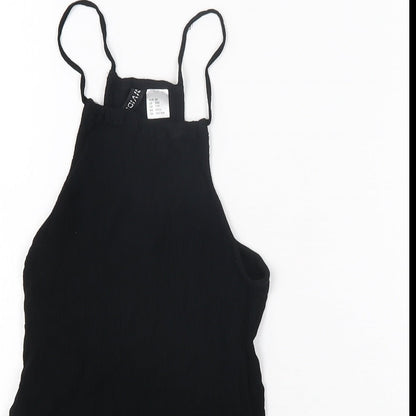 Womens UK Size 4 H&M Black Camisole T-Shirt