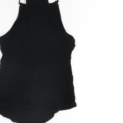 Womens UK Size 4 H&M Black Camisole T-Shirt