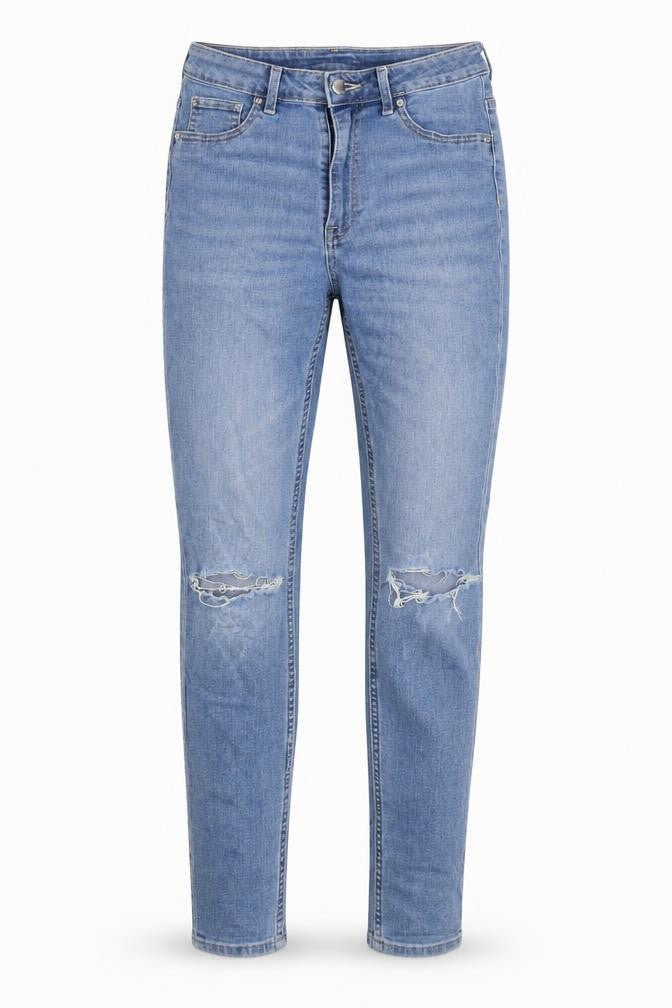 Womens UK Size 8 H&M Regular Fit Skinny Blue Jeans