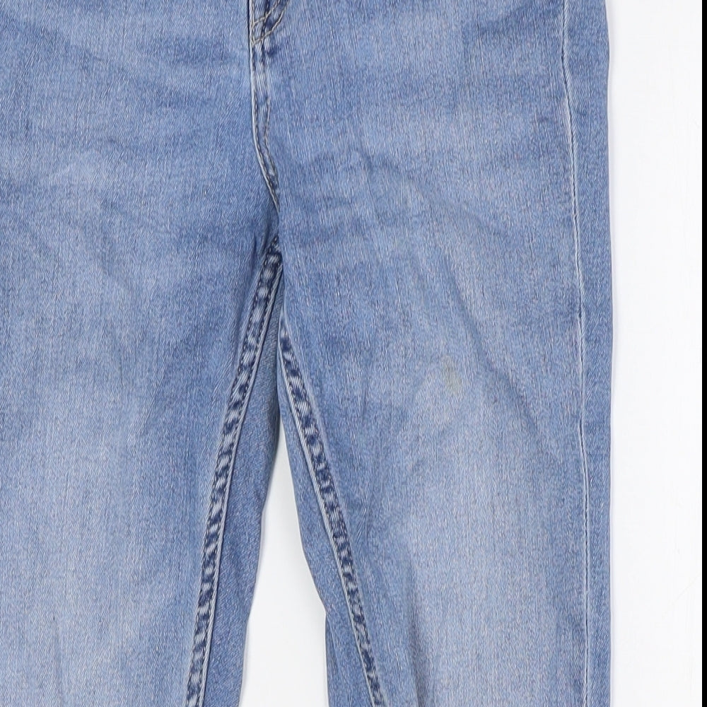 Womens UK Size 8 H&M Regular Fit Skinny Blue Jeans