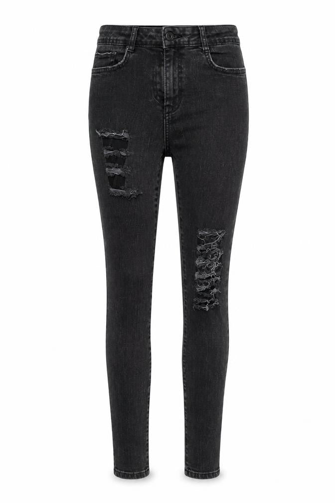 Womens UK Size 10 NEXT Regular Fit Skinny Black Jeans