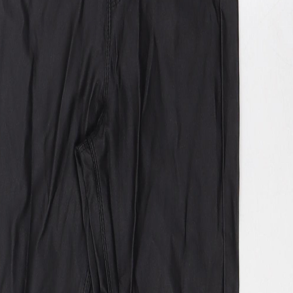 Womens UK Size 8 Quiz Regular Fit  Black Trousers