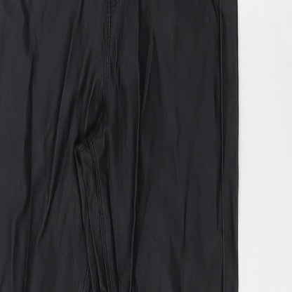 Womens UK Size 8 Quiz Regular Fit  Black Trousers