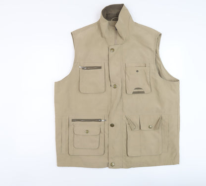 Mens UK Size XL Mode Mille Brown Gilet