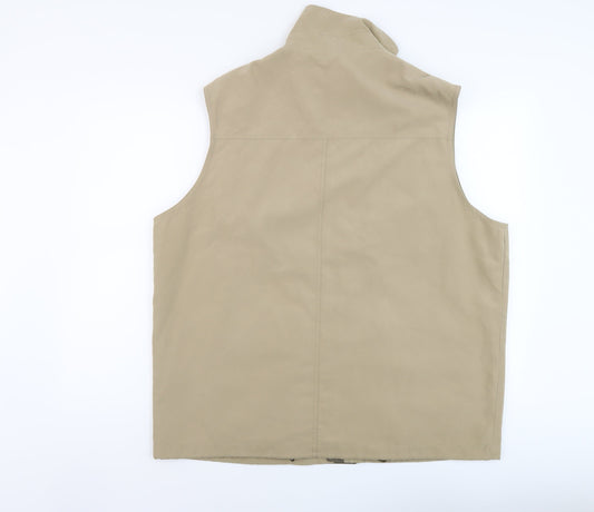 Mens UK Size XL Mode Mille Brown Gilet