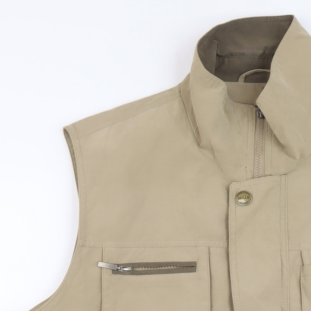 Mens UK Size XL Mode Mille Brown Gilet