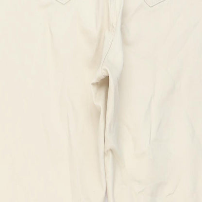 Denim & Co. Womens Beige Cotton Skinny Jeans Size 20 L27 in Regular Button