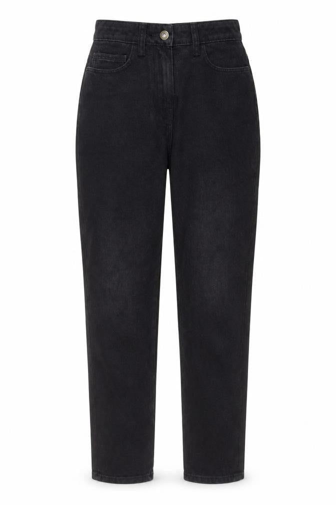 Womens UK Size 6 COLLUSION Regular Fit Mom Black Jeans