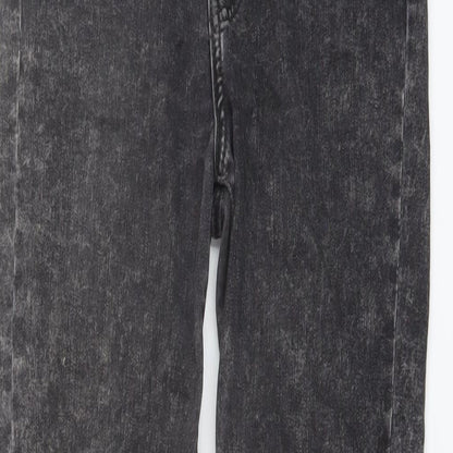 Levi's Womens Grey Cotton Skinny Jeans Size 28 in L28 in Regular Button