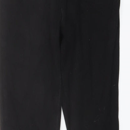 George Womens Black Cotton Skinny Jeans Size 12 L27 in Regular Button