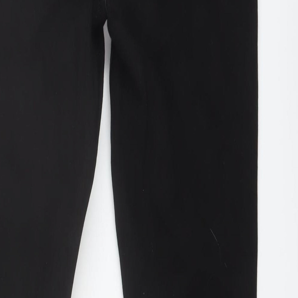 George Womens Black Cotton Skinny Jeans Size 12 L27 in Regular Button