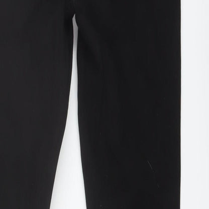 George Womens Black Cotton Skinny Jeans Size 12 L27 in Regular Button