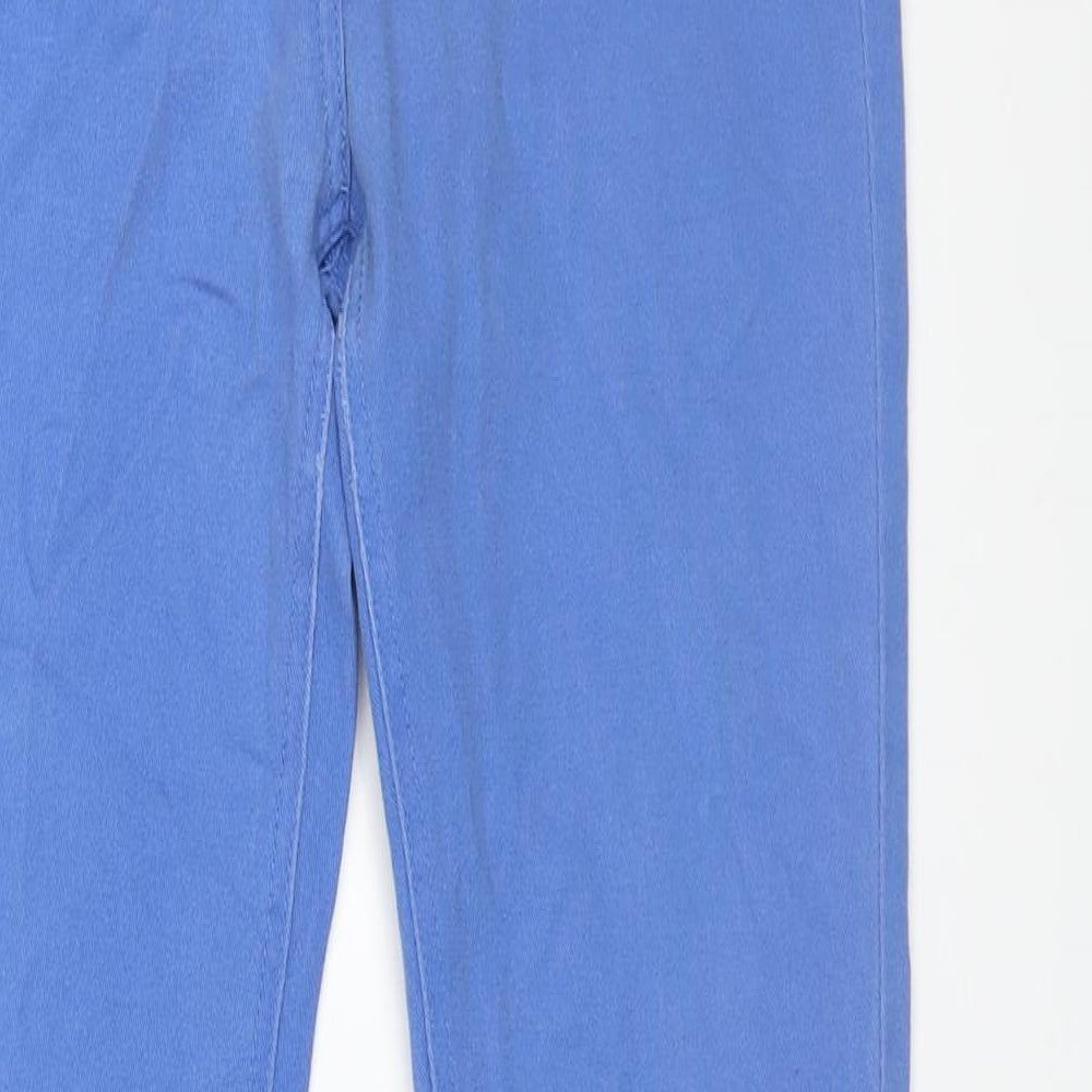 Miso Womens Blue Cotton Skinny Jeans Size 10 L30 in Regular Zip