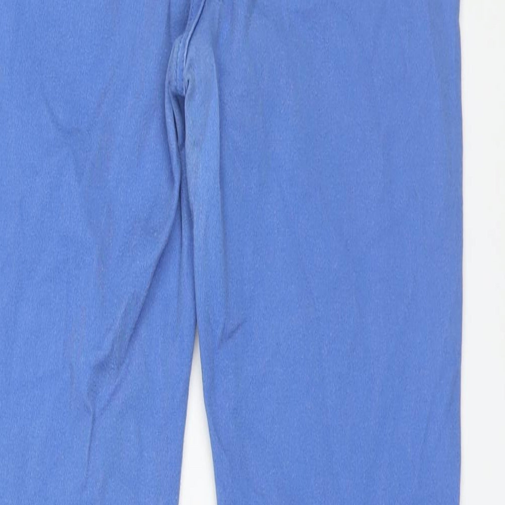 Miso Womens Blue Cotton Skinny Jeans Size 10 L30 in Regular Zip