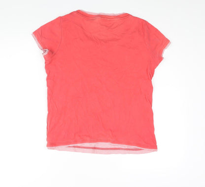 Womens UK Size 16 Maine Red Basic Blouse