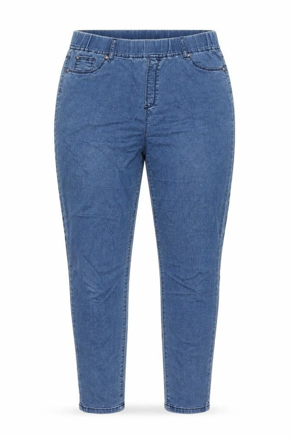 Exact Womens Blue Cotton Jegging Jeans Size 12 L28 in Regular