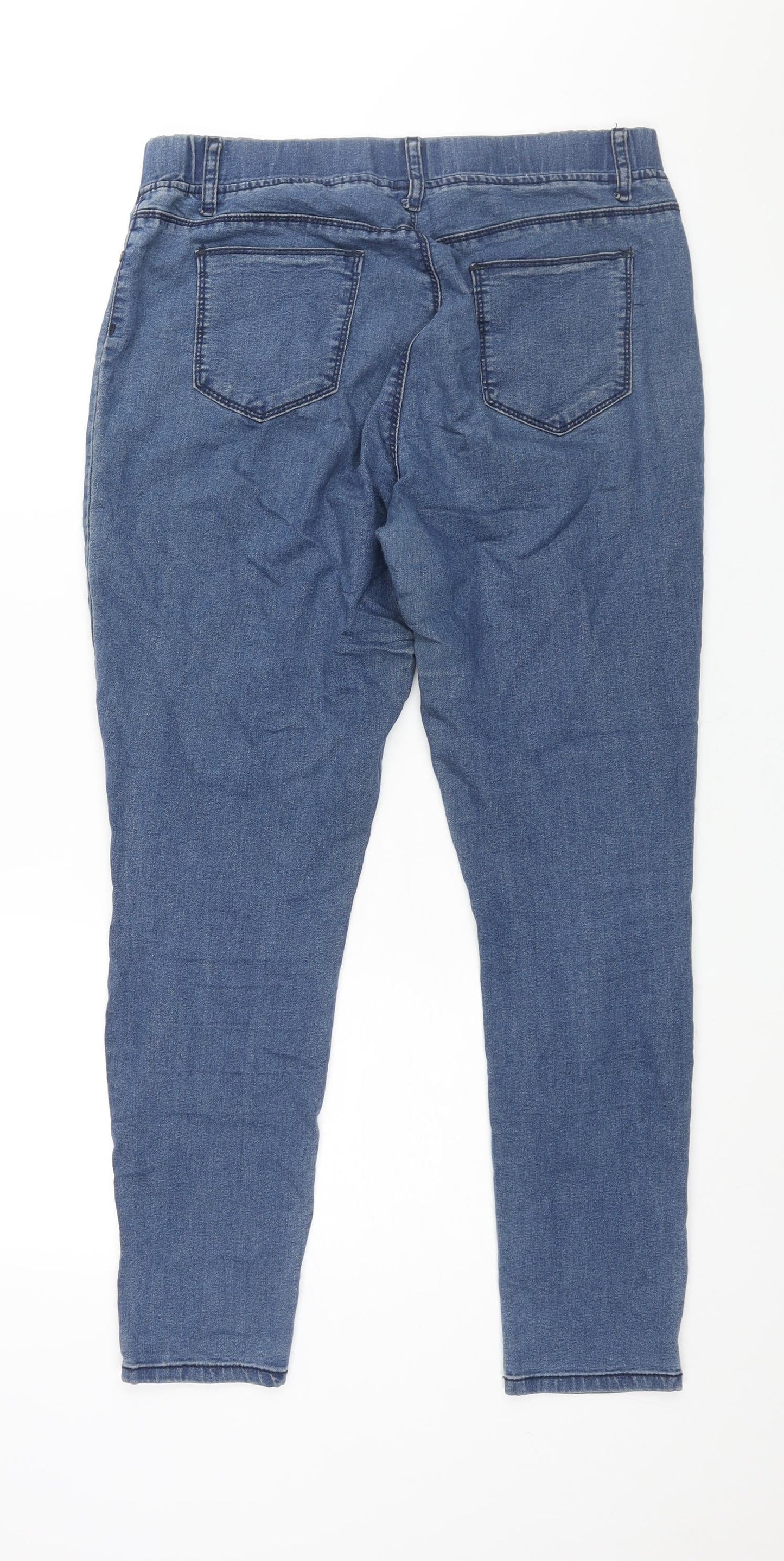 Exact Womens Blue Cotton Jegging Jeans Size 12 L28 in Regular