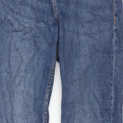 Colin's Womens Blue Cotton Tapered Jeans Size 30 in L29 in Regular Zip