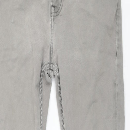 Mens UK Size 32 in Boss Regular Fit Straight Grey Jeans