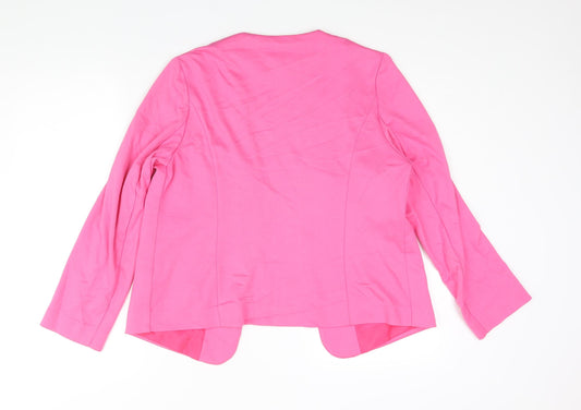 Classic Womens Pink Jacket Size 14