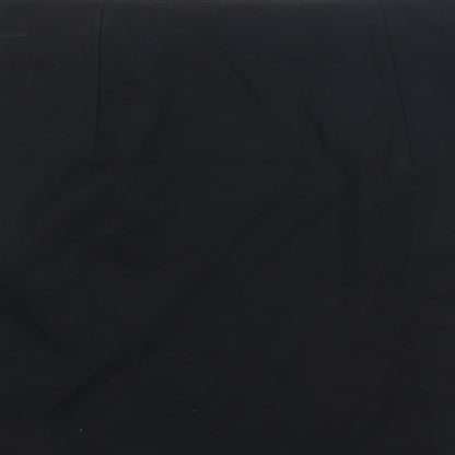 Marks and Spencer Womens Black Viscose A-Line Skirt Size 12