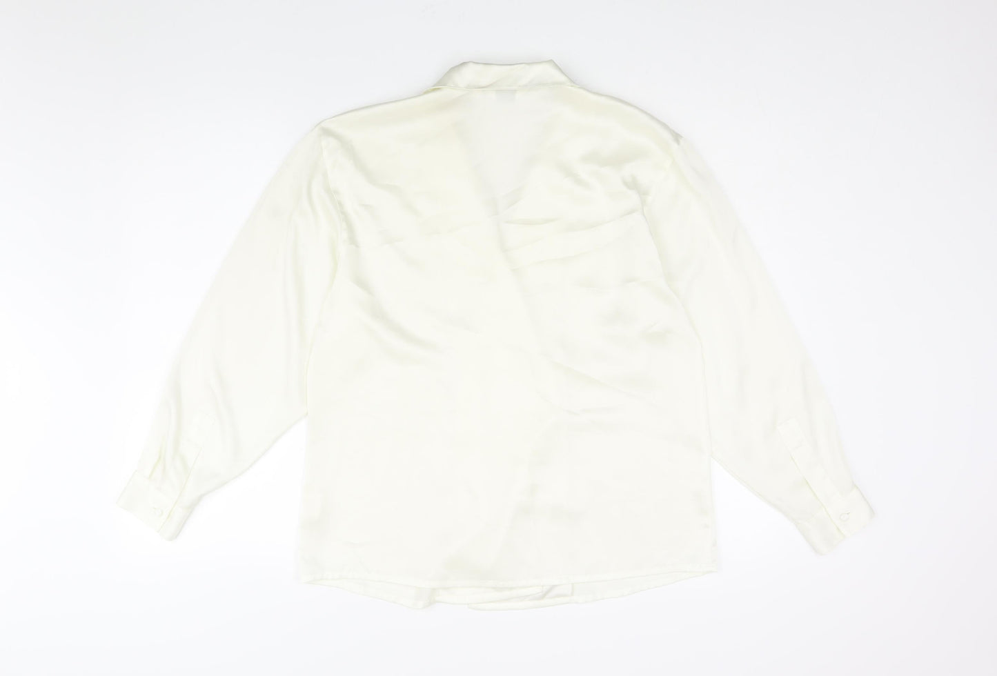 Womens UK Size 12 NEXT Ivory Basic Blouse