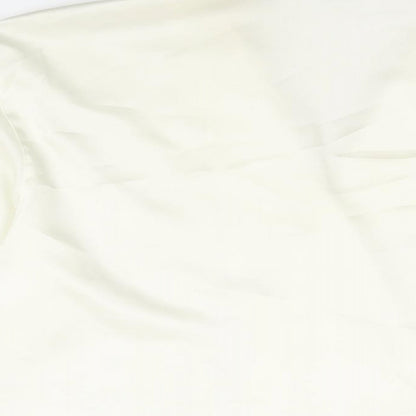 Womens UK Size 12 NEXT Ivory Basic Blouse