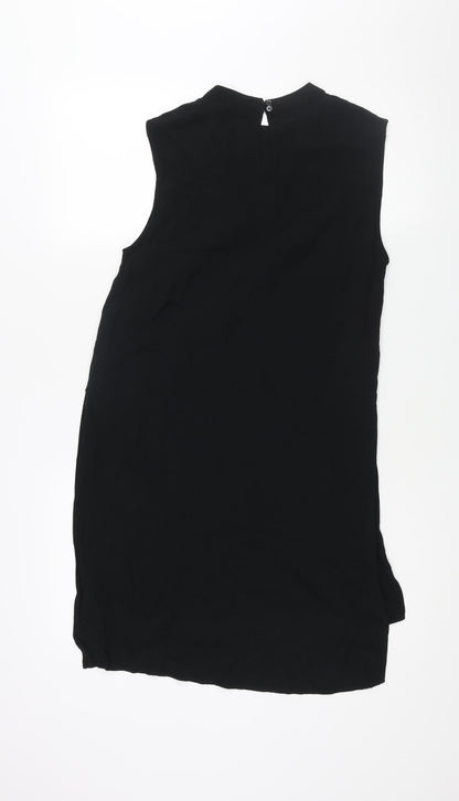 Womens UK Size 10 Marks and Spencer Black Tunic Blouse