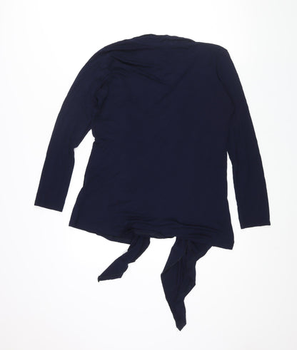 Womens UK Size S BASSINI Blue Kimono Blouse