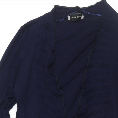 Womens UK Size S BASSINI Blue Kimono Blouse