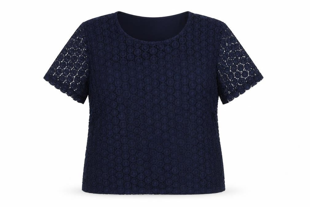 Womens UK Size 18 EWM Blue Basic Blouse